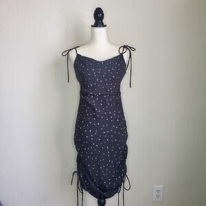 Lioness String Along Black Mini Dress XS